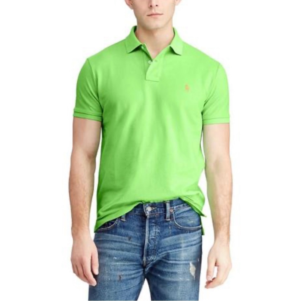 Polo, Ralph Lauren men size XL custom, fit polo shirt with short sleeves